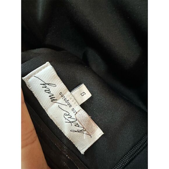 1137. Katie May Nami Gown Women's Strapless Floral Midi Dress Black Size S - Picture 9 of 9